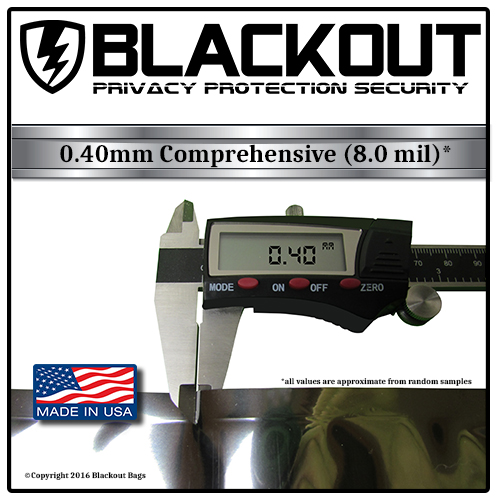 Blackout Ultra Thick Faraday Caliper Graphic