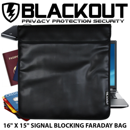 Blackout RFID 16" X 15" Faraday Pouch