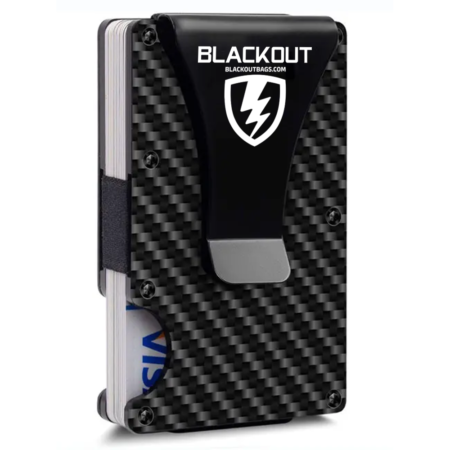 Blackout RFID Money Clip With Gift Box
