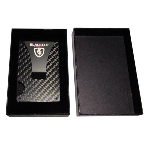 Blackout RFID Money Clip Gift Box and Lid