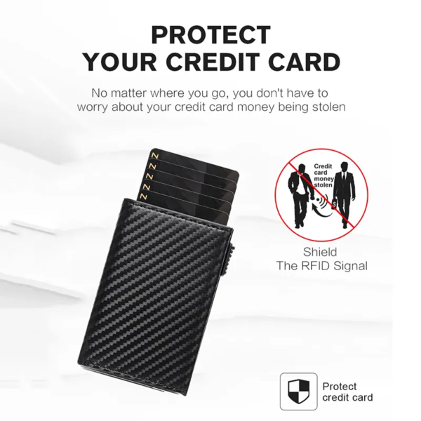 Blackout Pop Up Wallet RFID Blocking